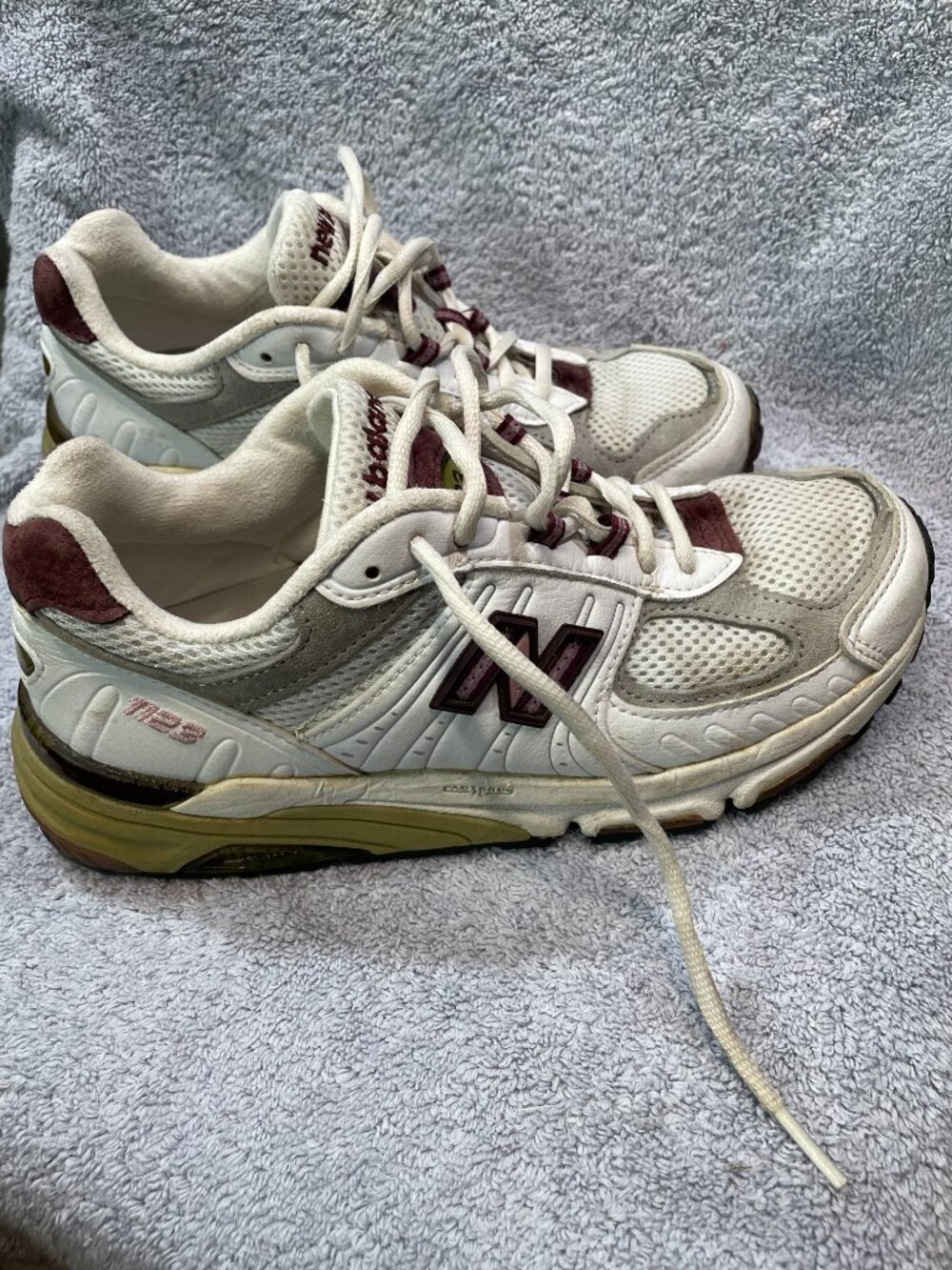 New Balance 1123 Running Shoes Sneakers Womens Size 7 White Purple Made in USA